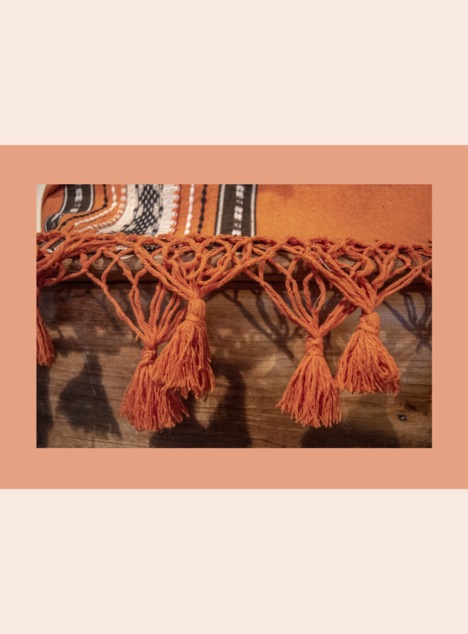 Oaxacan tassel bedspread