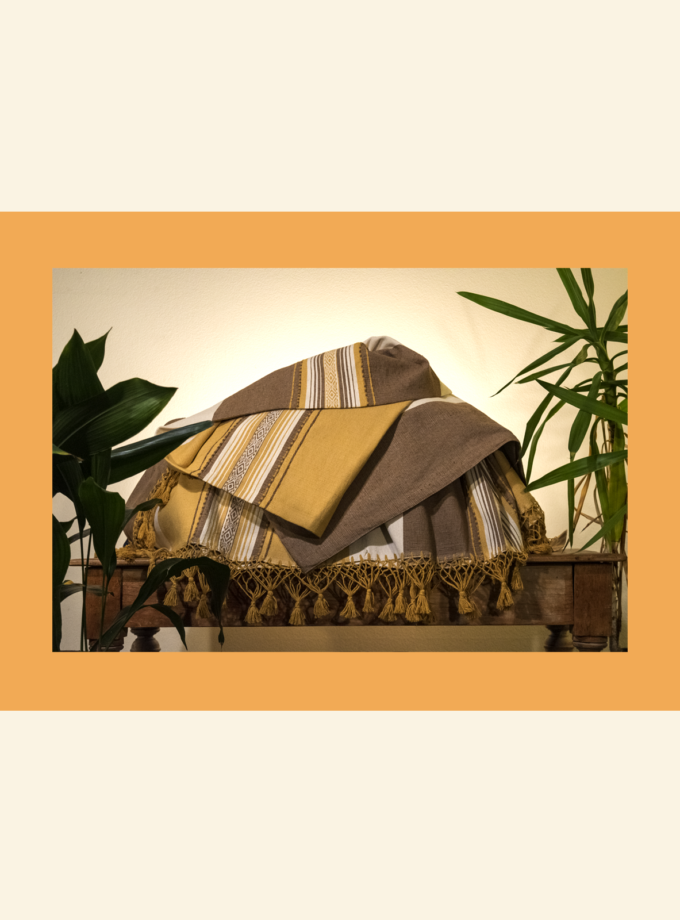 Oaxacan tassel bedspread