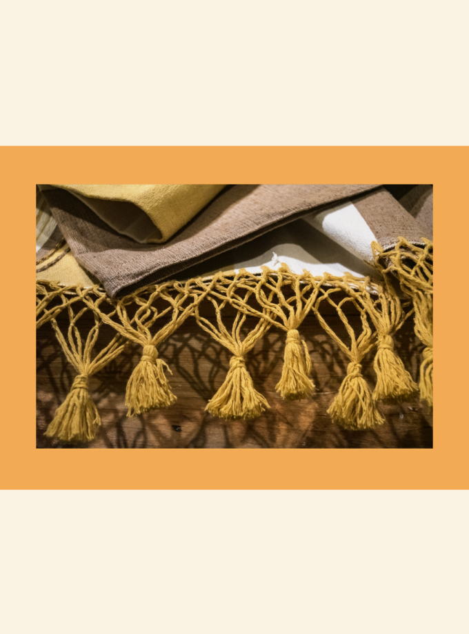 Oaxacan tassel bedspread