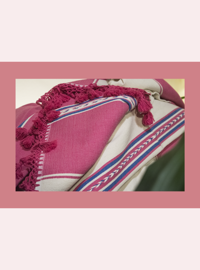 Oaxacan tassel bedspread