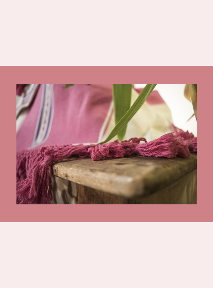 Oaxacan tassel bedspread