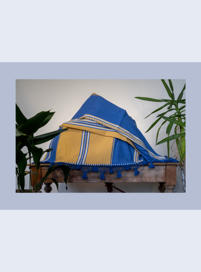 Oaxacan tassel bedspread