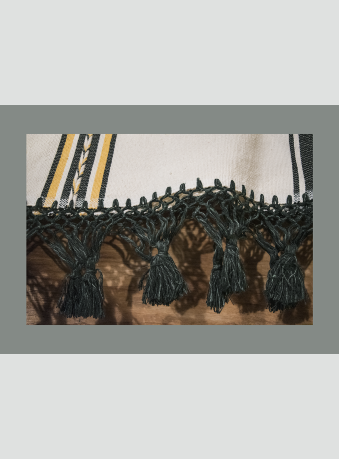 Oaxacan tassel bedspread